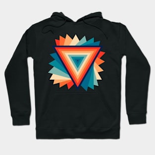 triangle groovy retro Hoodie